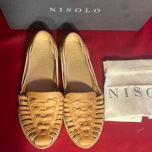 NISOLO Leather Huarache Sandal